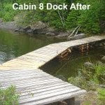 Cabin 8 dock after